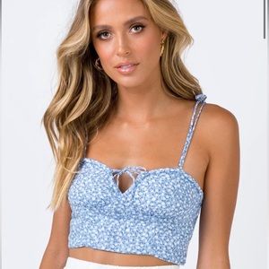 Princess Polly Ella Bella Crop Top Size 6